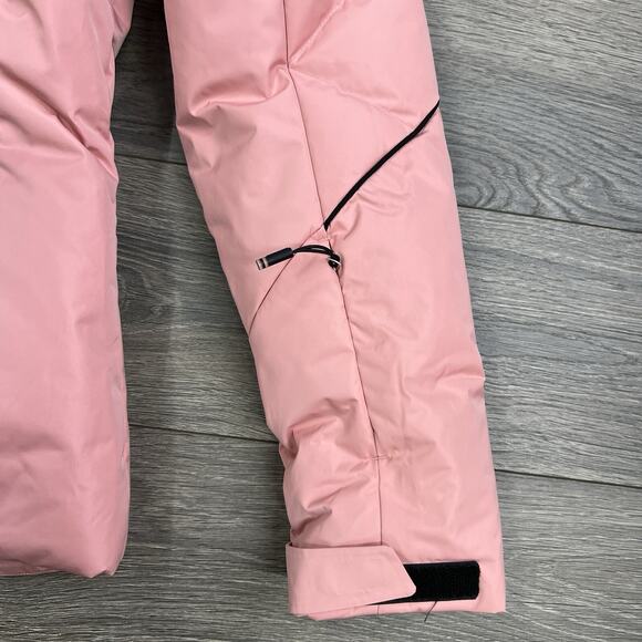 Rossignol Jacket Sz Small Womens Cooper Pink Staci Pearly Full Zip Black Winter - Picture 6 of 16